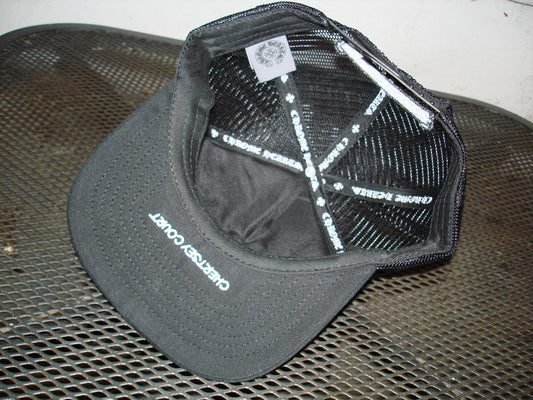 CHROME BLACK HAT WHITE CROSSES