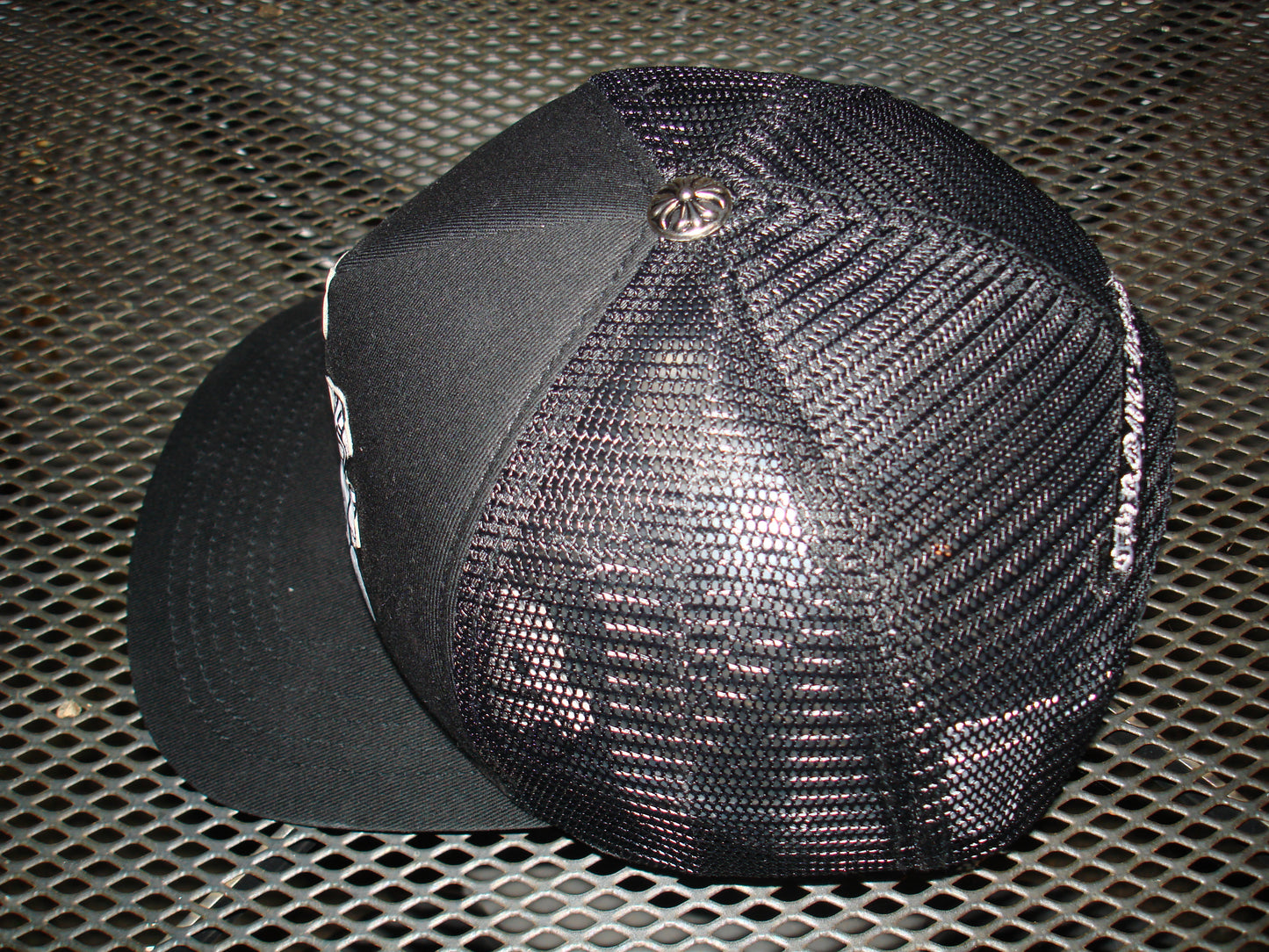 CHROME BLACK HAT WHITE CROSSES