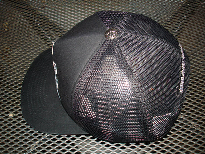 CHROME BLACK HAT WHITE CROSSES