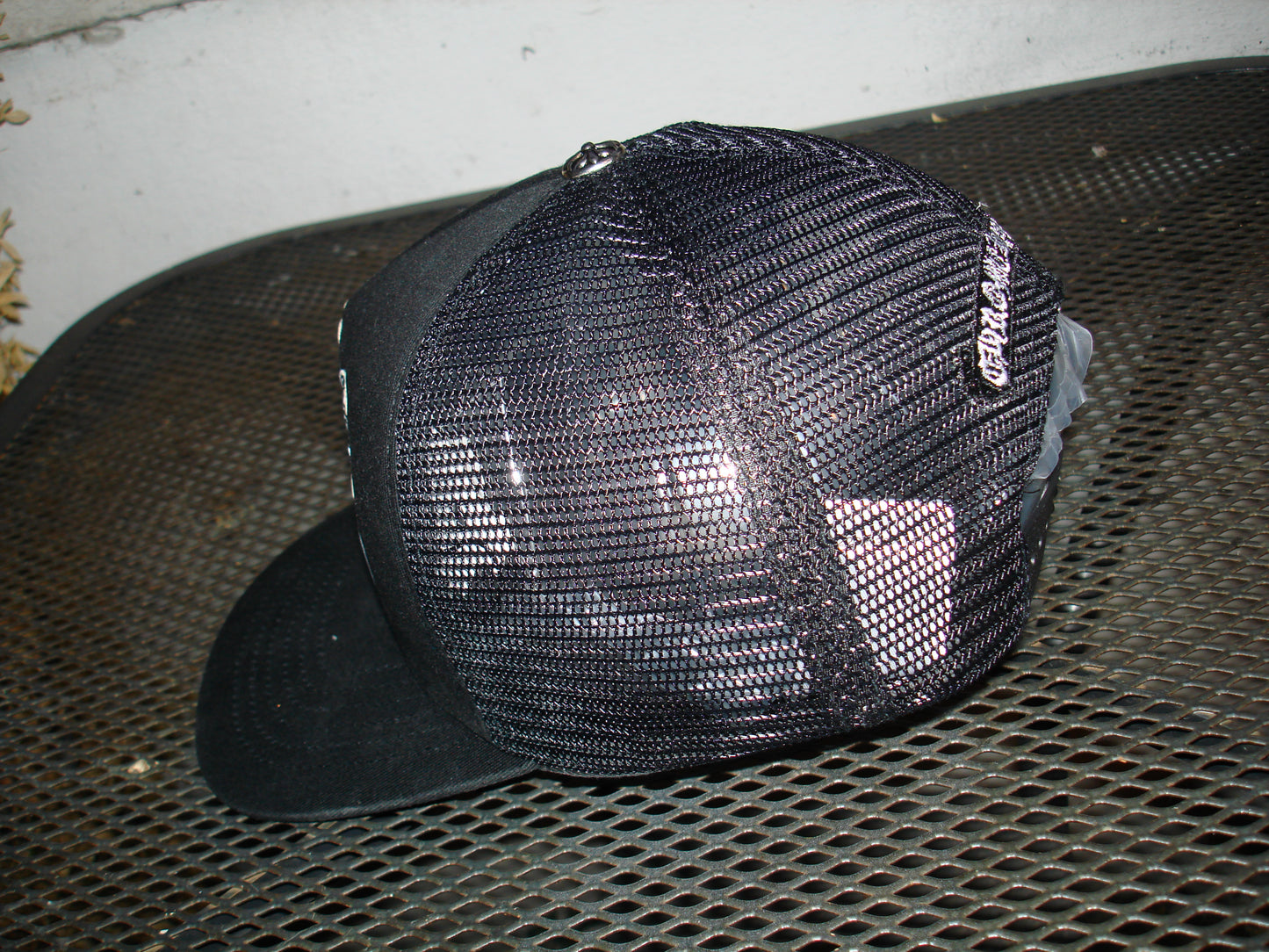CHROME BLACK HAT WHITE CROSSES