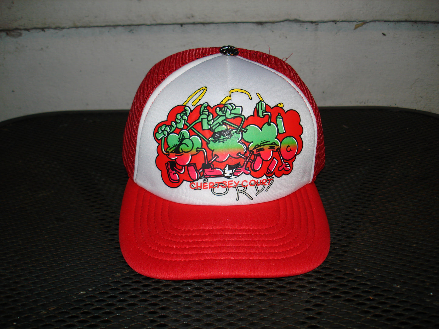 CHROME RED TRUCKER