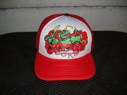 CHROME RED TRUCKER