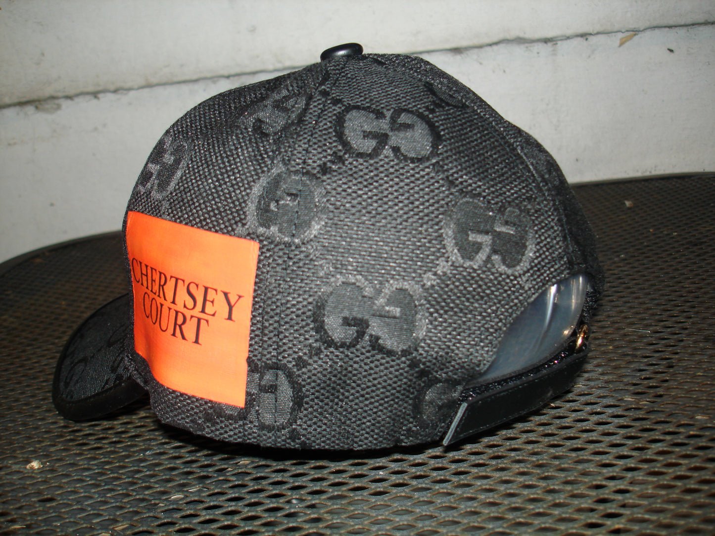 GUCCI BLACKED OUT HAT